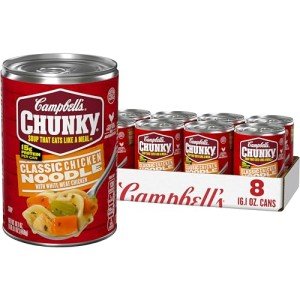 Campbell's Classic Chicken Noodle Soup, 8-Pack