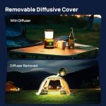 Battery-Powered LED Camping Lanterns - 2-Pack