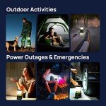 Battery-Powered LED Camping Lanterns - 2-Pack