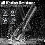 TrixHub 2-Pack Super Bright Rechargeable Flashlights