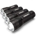 Eveready 4-Pack Tactical LED Flashlights for Emergencies