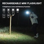 WUBEN E7 Rechargeable Mini Flashlight - 1800 Lumen