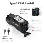 WUBEN E7 Rechargeable Mini Flashlight - 1800 Lumen