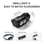 WUBEN E7 Rechargeable Mini Flashlight - 1800 Lumen