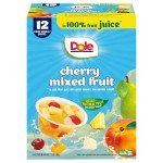 Dole Cherry Mixed Fruit, 4oz - Pack of 12