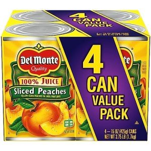 Del Monte Yellow Cling Canned Peaches in Juice