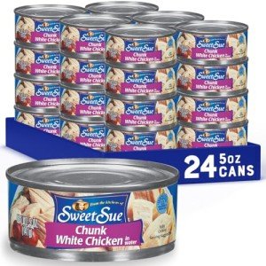 Sweet Sue Chunk White Chicken, 24-Pack, 5 oz Cans