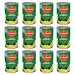 Del Monte Golden & White Sweet Corn - 12 Pack