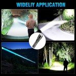 Hoxida 20000 Lumen Rechargeable Waterproof LED Flashlight