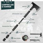 All-in-One Survival Kit with Tent, Axe & Bag