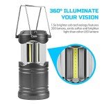 Pack of 4 High-Intensity Portable Camping Lanterns