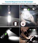 Hoxida Rechargeable Magnetic LED Tactical Flashlight
