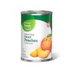 Happy Belly Yellow Cling Sliced Peaches in Juice