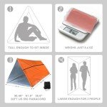 2-Pack Extra-Thick Survival Mylar Tube Tents