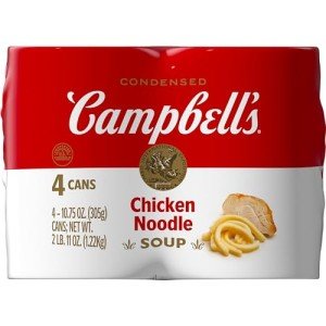 Campbell's Chicken Noodle Soup 10.75 oz (4-pack)