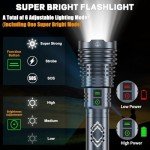 Super Bright Rechargeable Tactical Flashlight for Emergencies