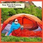 Emergency Thermal Blanket Bivvy Bag Set (12)