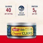 Chopped Clams in Cans - Pack of 6