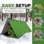 2 Pack Mylar Survival Tent for 2 People