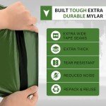 2 Pack Mylar Survival Tent for 2 People
