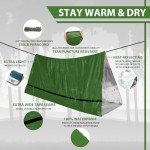 2 Pack Mylar Survival Tent for 2 People
