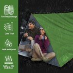 2 Pack Mylar Survival Tent for 2 People