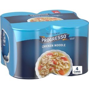 Progresso Chicken Noodle Soup, 4-Pack, Ready To Serve