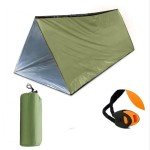 Survival Shelter Tent Kit with Whistle and String