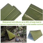 Survival Shelter Tent Kit with Whistle and String