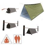 Survival Shelter Tent Kit with Whistle and String