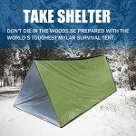 Survival Shelter Tent Kit with Whistle and String