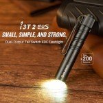 OLIGHT I3T 2 EOS Compact EDC Flashlight, 200 Lumens