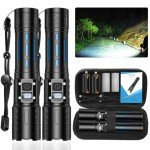 Super Bright Rechargeable Tactical Flashlight - 50000LM