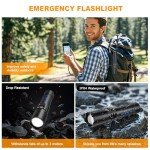 Super Bright Rechargeable Tactical Flashlight - 50000LM