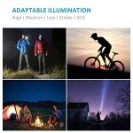 2000 Lumen LED Tactical Flashlight - 10 Pack