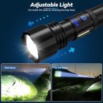 Sigoobal 900,000 Lumens Rechargeable Flashlight 2-Pack