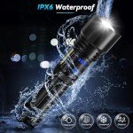 Sigoobal 900,000 Lumens Rechargeable Flashlight 2-Pack