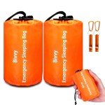 Emergency Thermal Sleeping Bag - 2 Pack