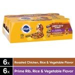 Canned Dog Food Variety Pack in Gravy 12 Pack