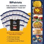 4Patriots 3-Month Emergency Food Supply Kit