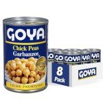 Goya Foods Chick Peas, 15.5 oz (Pack of 8)