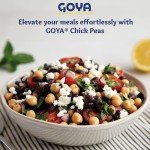 Goya Foods Chick Peas, 15.5 oz (Pack of 8)