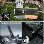 Rechargeable 1300 Lumen Waterproof Flashlight Set