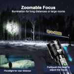 High Lumens Rechargeable Flashlight for Emergency Use