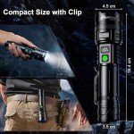 High Lumens Rechargeable Flashlight for Emergency Use