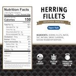 Brunswick Boneless Kipper Style Herring Fillets, 12 Pack