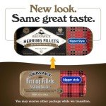 Brunswick Boneless Kipper Style Herring Fillets, 12 Pack