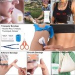 142-Piece Emergency Survival Kit with First Aid Bag