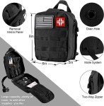 142-Piece Emergency Survival Kit with First Aid Bag