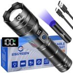 Super Bright 1000000 Lumen Rechargeable Flashlight